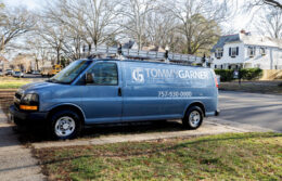 Tommy Garner Air Conditioning and Heating Van in driveway