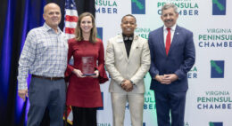 Tommy Garner Heating and Air conditioning wins small business of the year from the Virginia Peninsula Chamber of Commerce