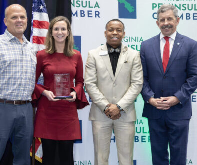 Tommy Garner Heating and Air conditioning wins small business of the year from the Virginia Peninsula Chamber of Commerce